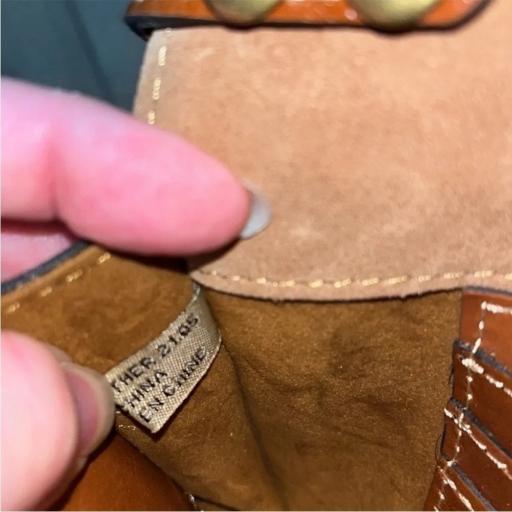 Patricia Nash Torri Spring Printed Leather Mini Crossbody Bag/Convertible Clutch - Picture 14 of 16